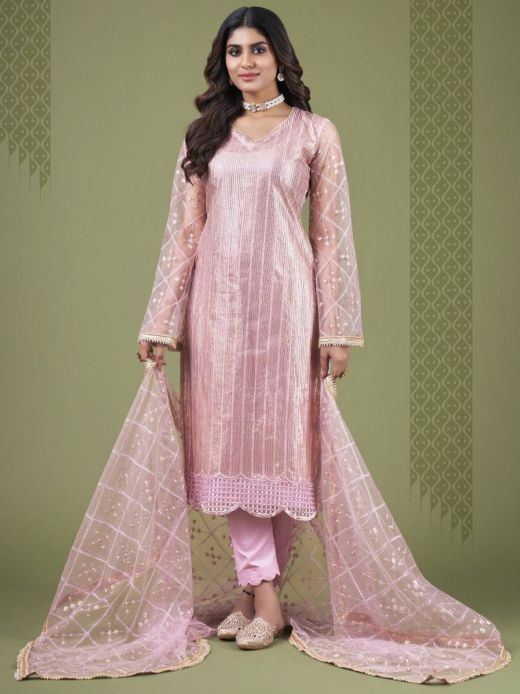 Buy Latest Wedding Pink Salwar Kameez Online at Ethnic Plus