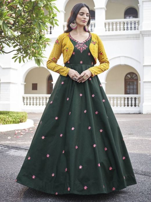 SALWAR KAMEEZ PAKISTANI INDIAN GOWN WITH KOTI WEDDING GOWN PARTY WEAR DRESS  | eBay