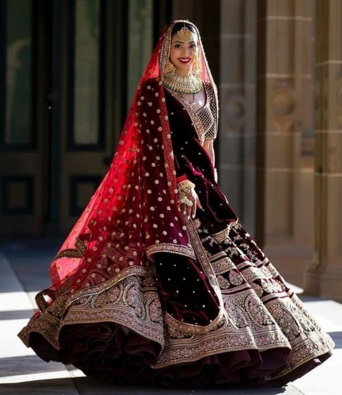 Buy The D-Day should also include Maroon Bridal Lehengas - Ethnic Plus